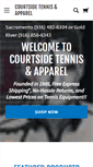 Mobile Screenshot of courtsidetennis.com